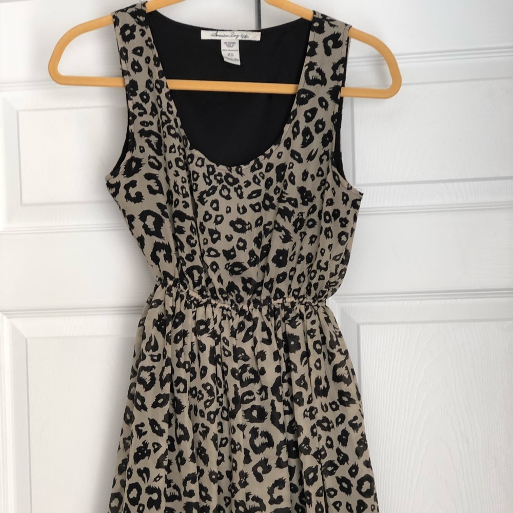 American Rag Leopard Print Mini Dress